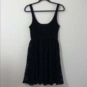 Black Lace Party Dress w/ Slip